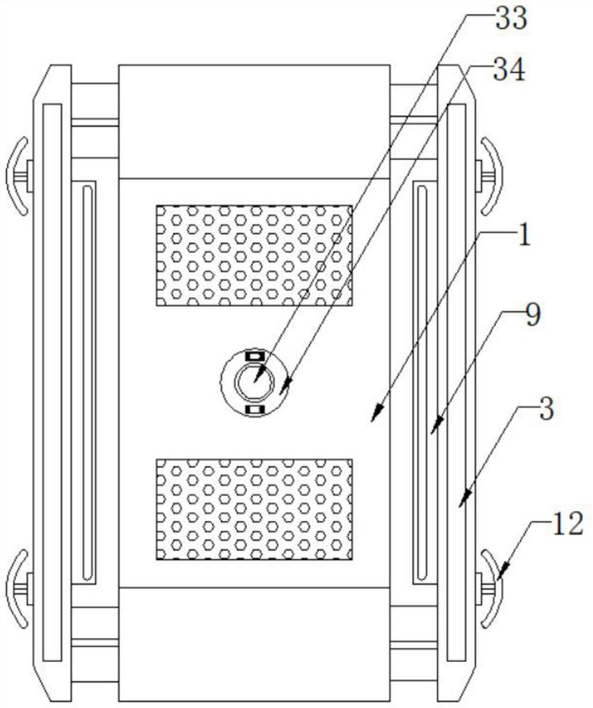 Computer case with wire arrangement and protection functions