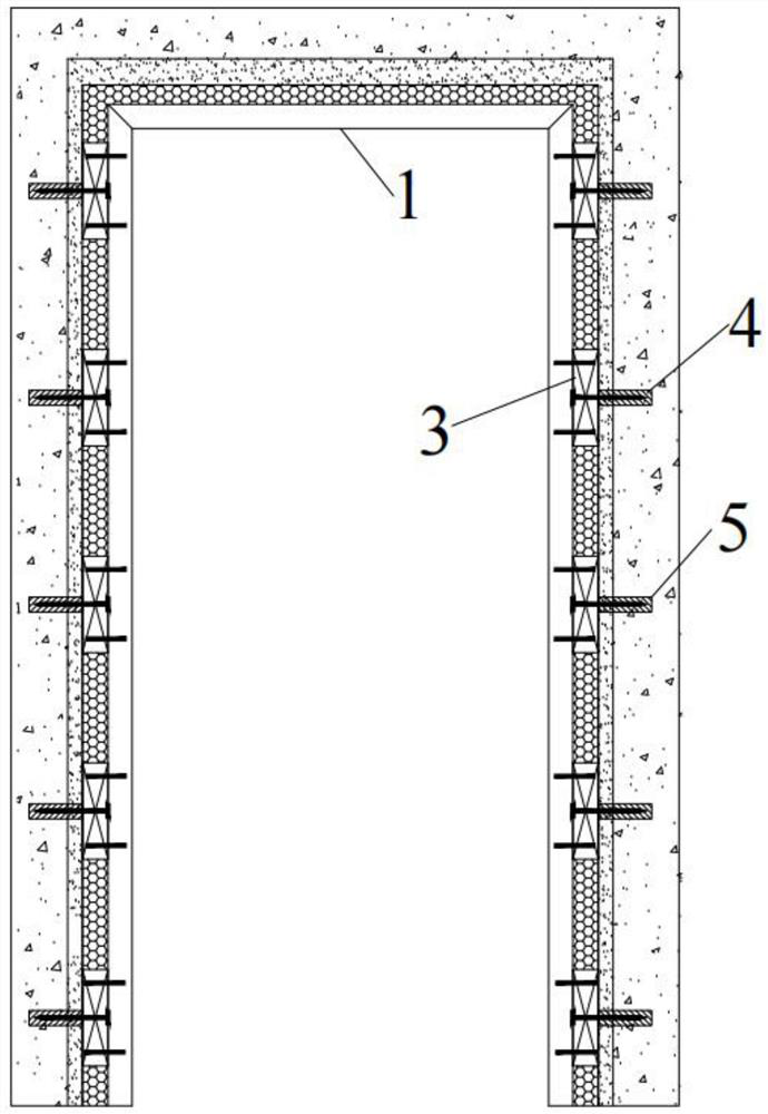 Wooden door frame and mounting method