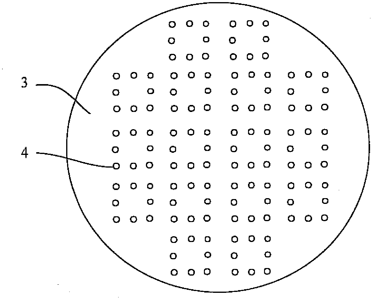 Silicon wafer thinning fixture with through-hole electroplating copper salient points and thinning technique