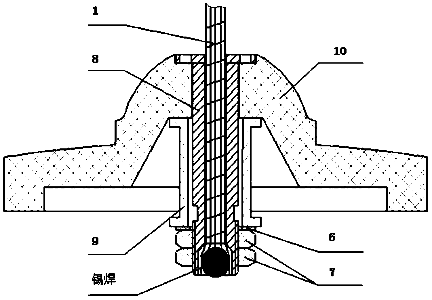 Airborne remote antenna mounting device