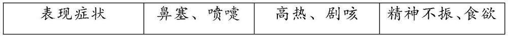 Traditional Chinese medicine composition for treating viral influenza and preparation method thereof