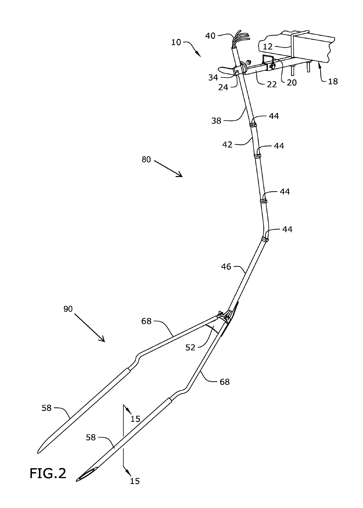 Agricultural crop application system