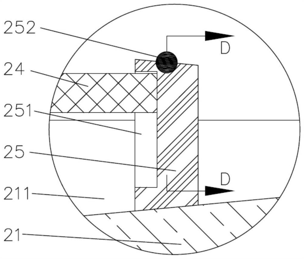 Automatic detection method for friction welding head of conical component with large length-diameter ratio