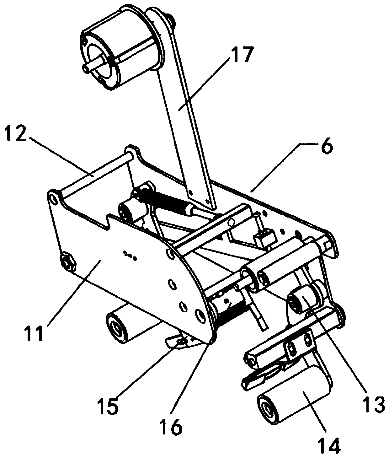 Device and method for sealing packaging boxes of small office equipment