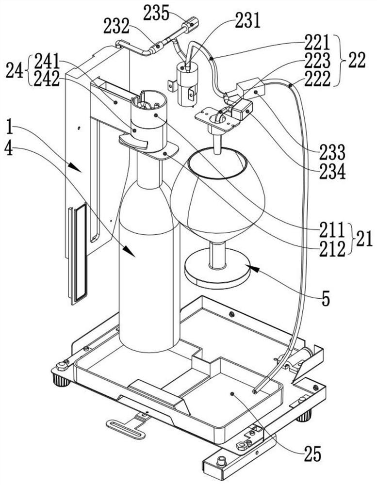 Combined wine cabinet for wine distribution, preservation and refrigeration