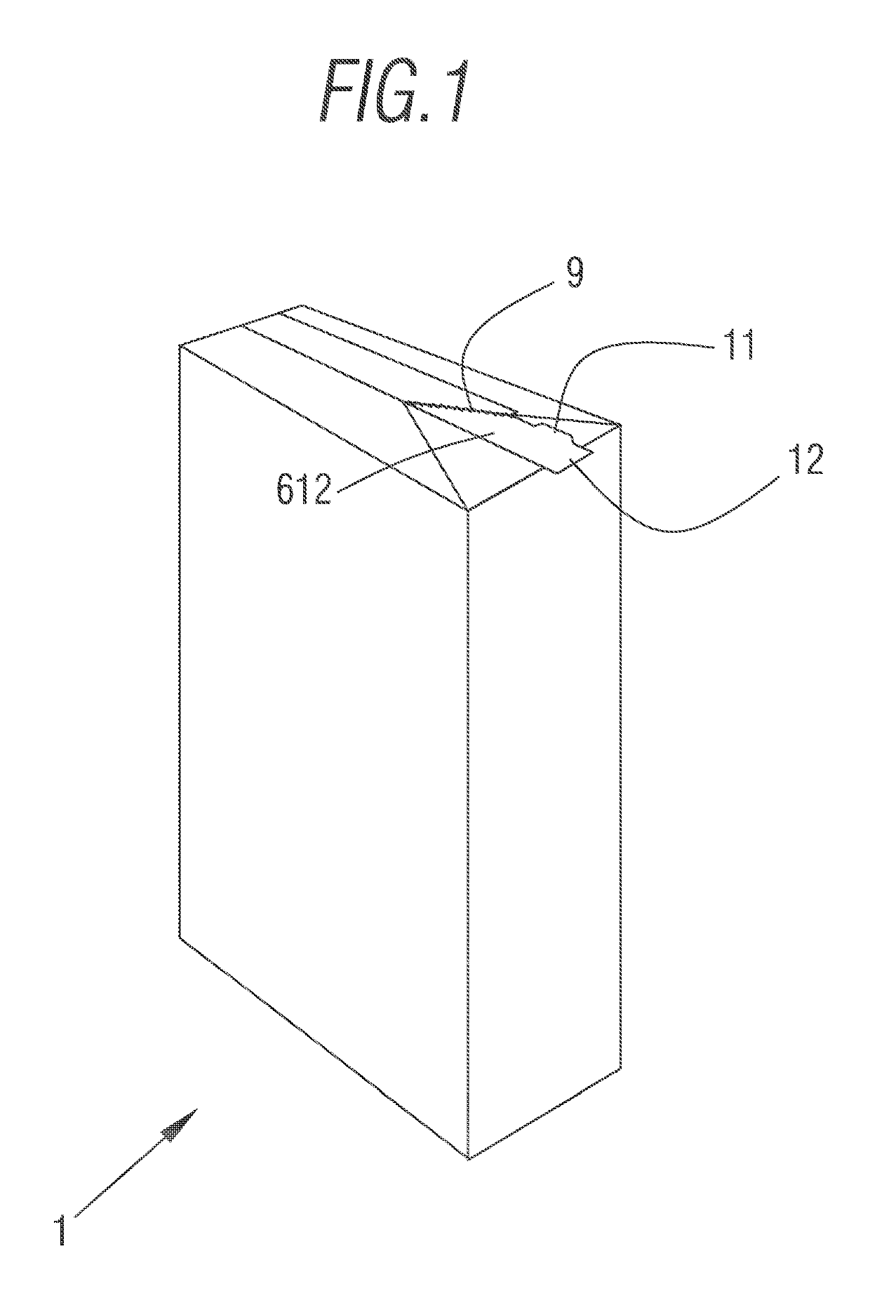 Container with fold-out opening