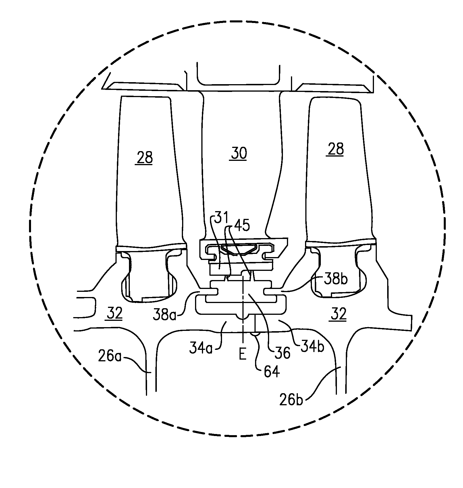 Interlocking knife edge seals