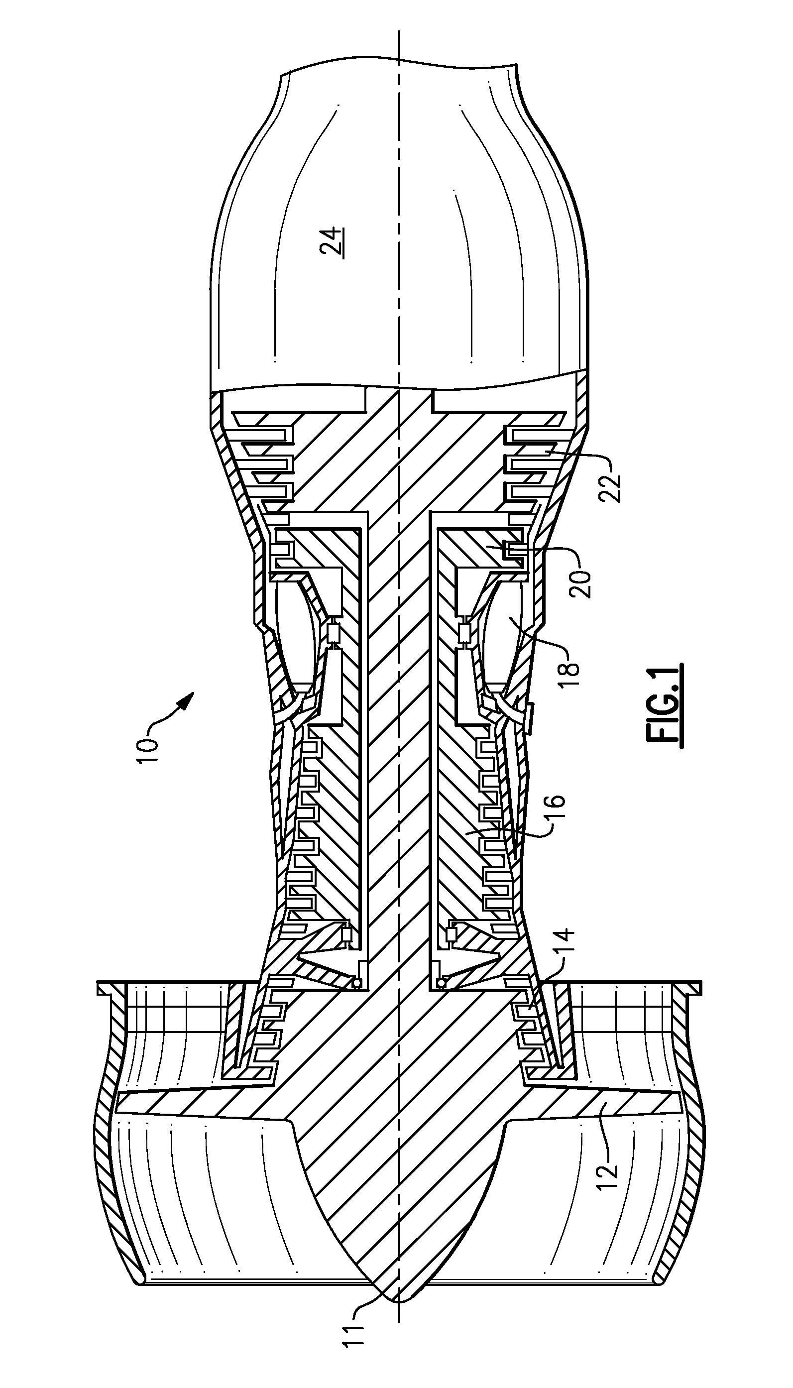 Interlocking knife edge seals