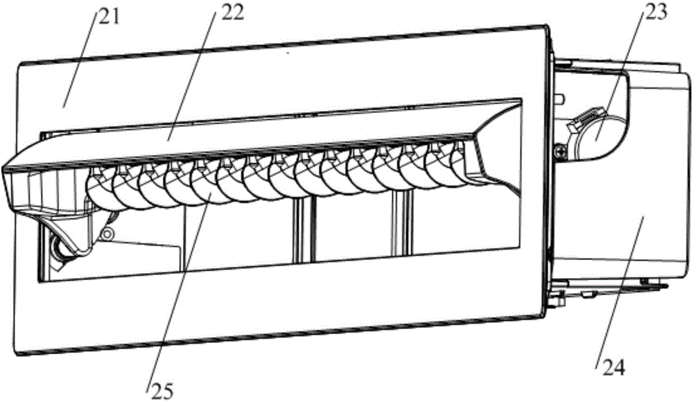 Air opening structure and air conditioning system