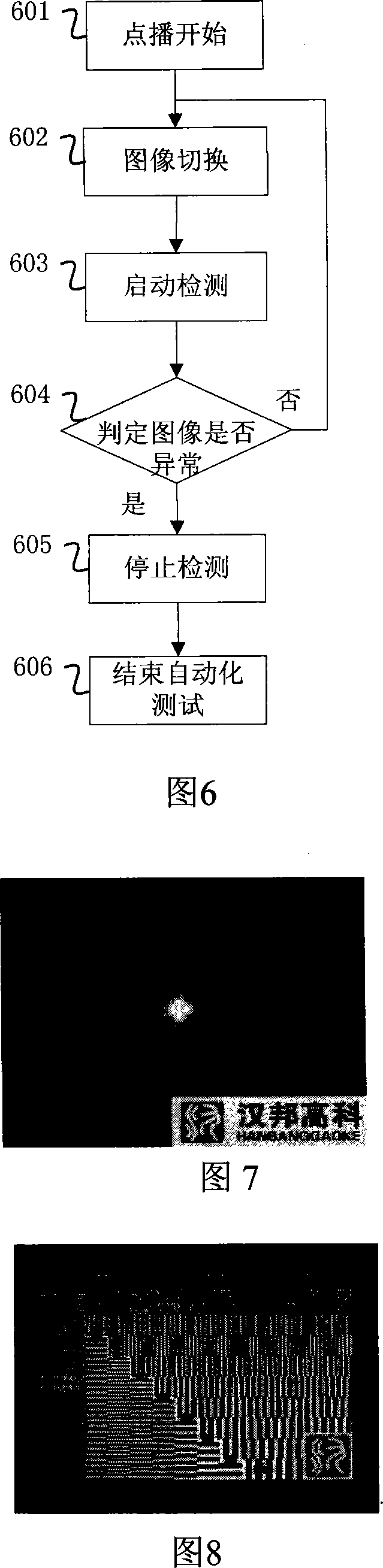 Image automatic detection method and apparatus