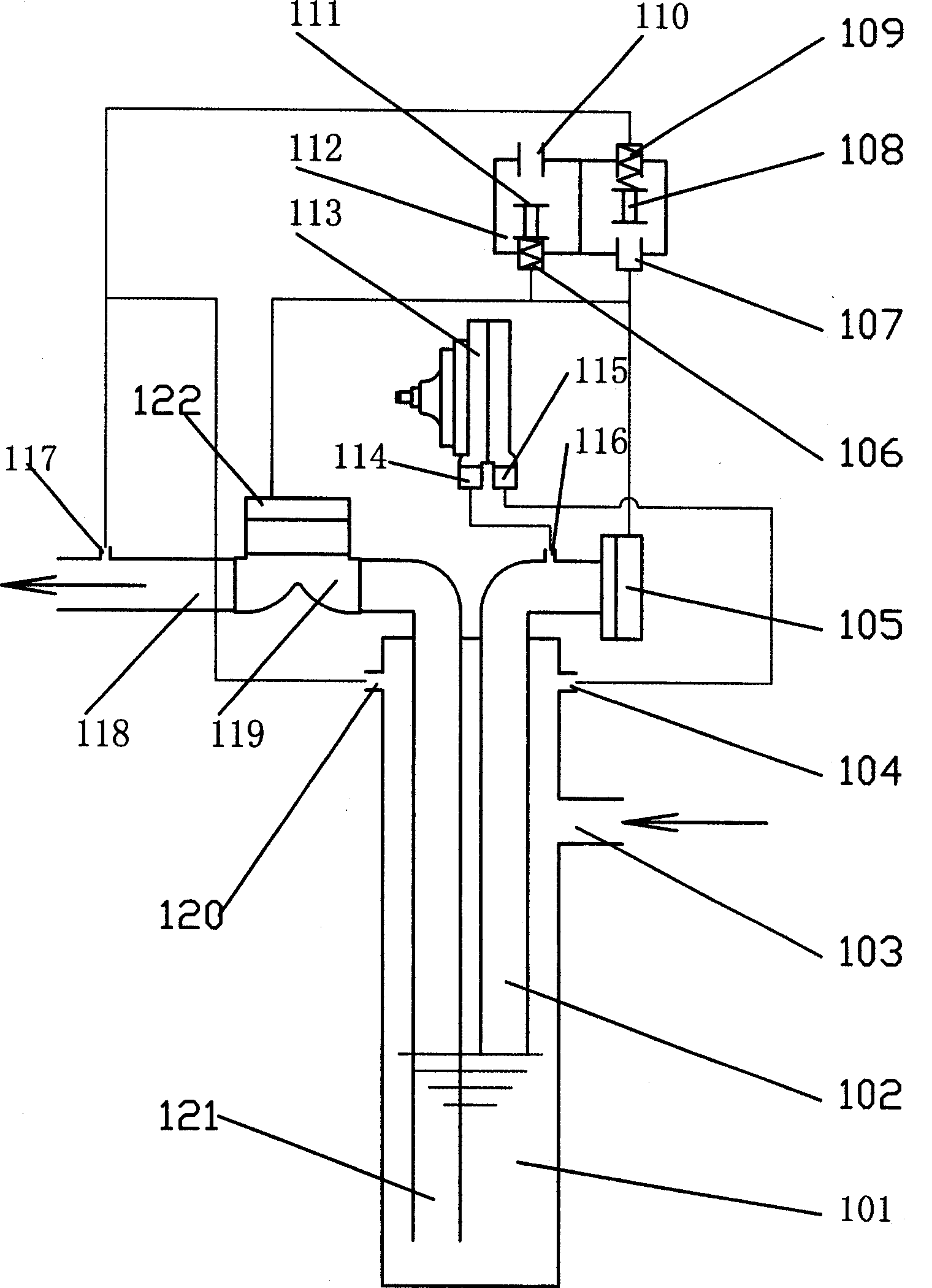 Intermediate storage tank and sewage source separation system based on negative pressure