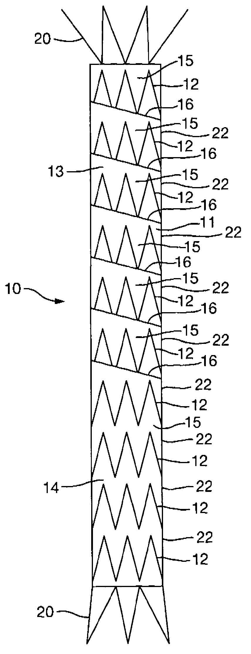 Curved stent graft assembly