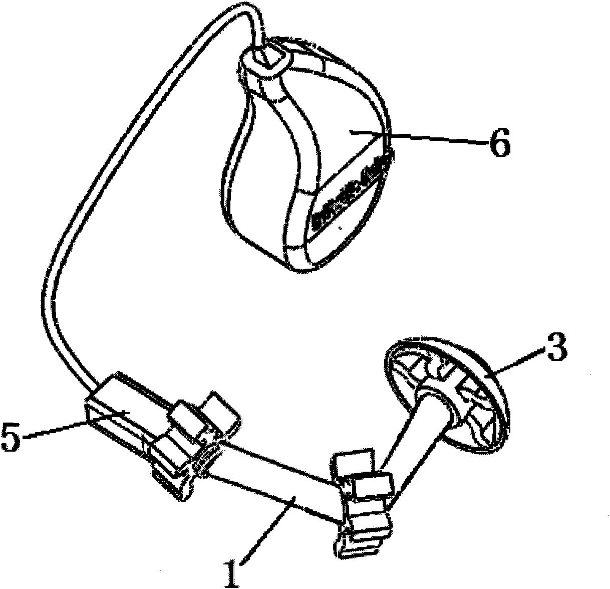 Ear-carried type hearing aid for receiving sound in ears