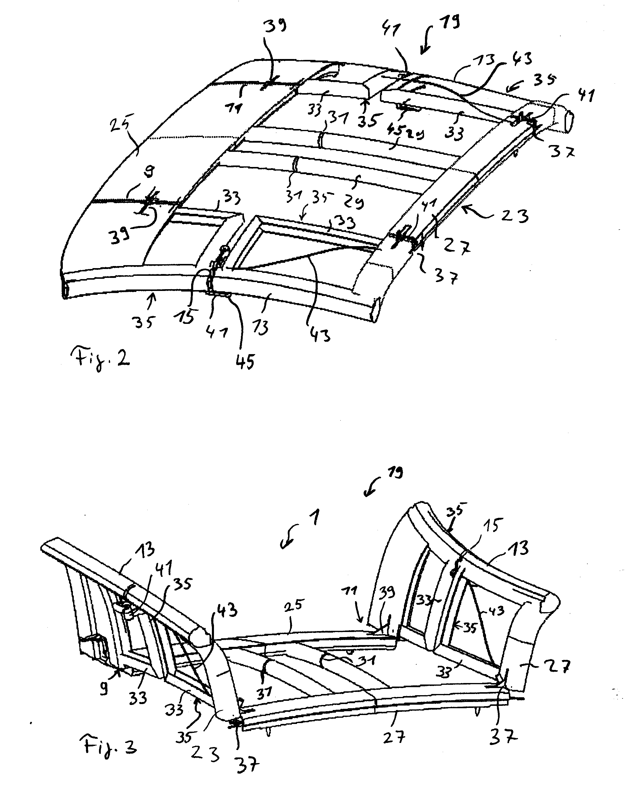 Compact storable soft-top for a motor vehicle