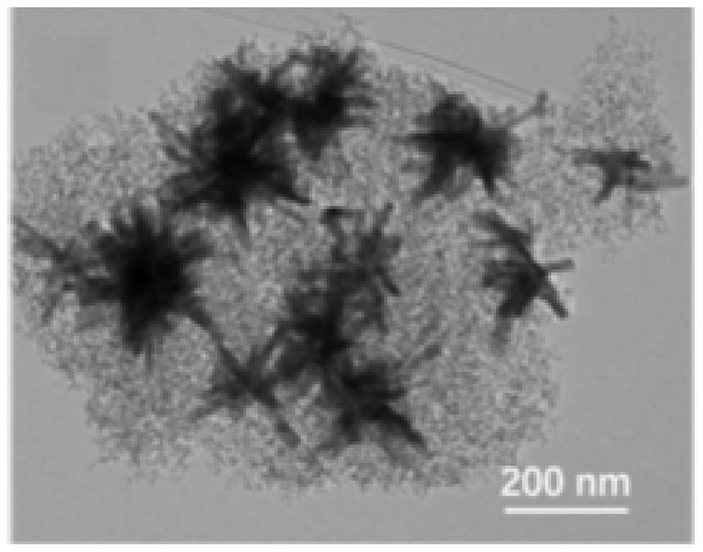 A loaded flower-like m  <sub>x</sub> the w  <sub>3</sub> /sio  <sub>2</sub> Composite airgel particles and preparation method thereof