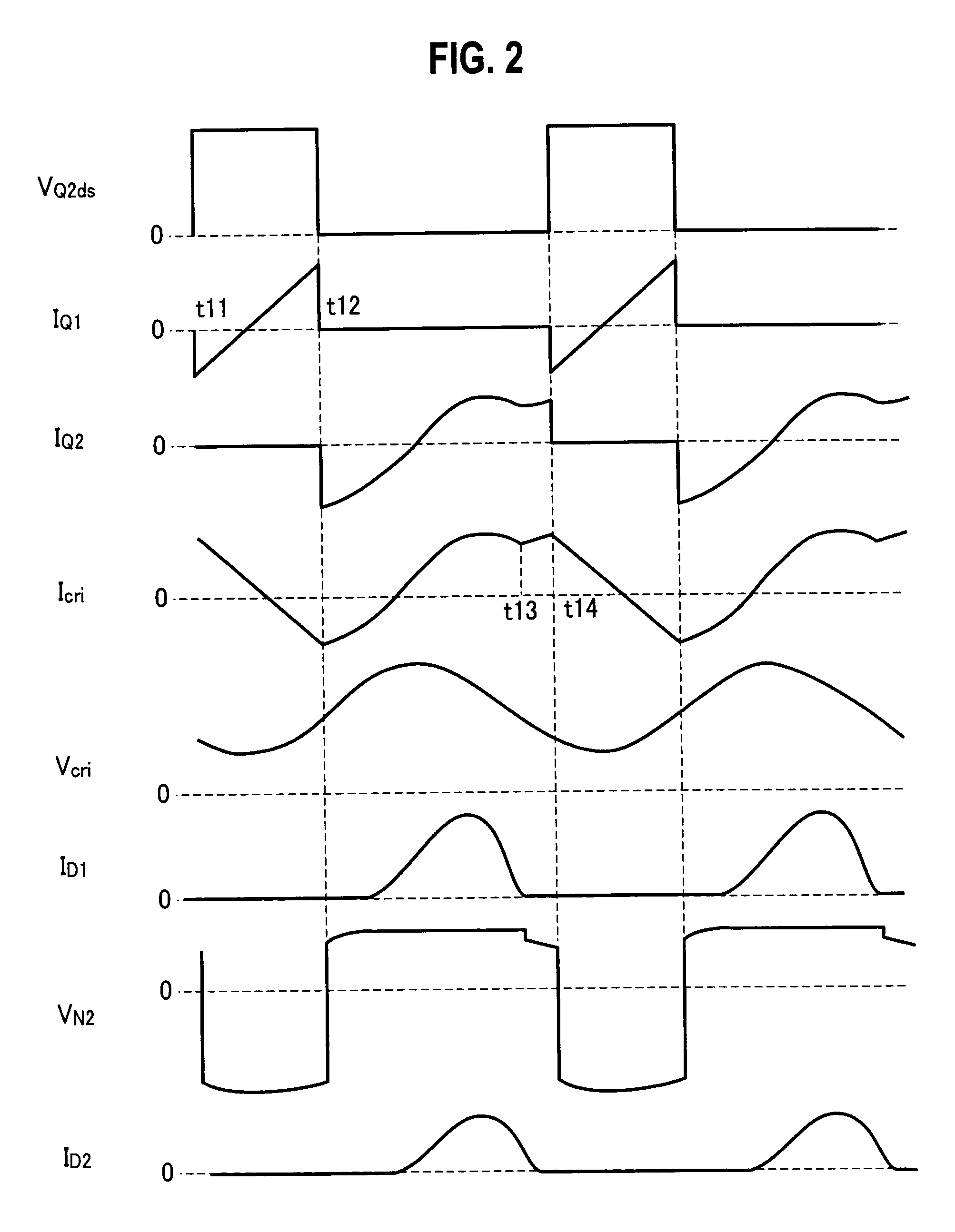 Multiple output switching power source apparatus