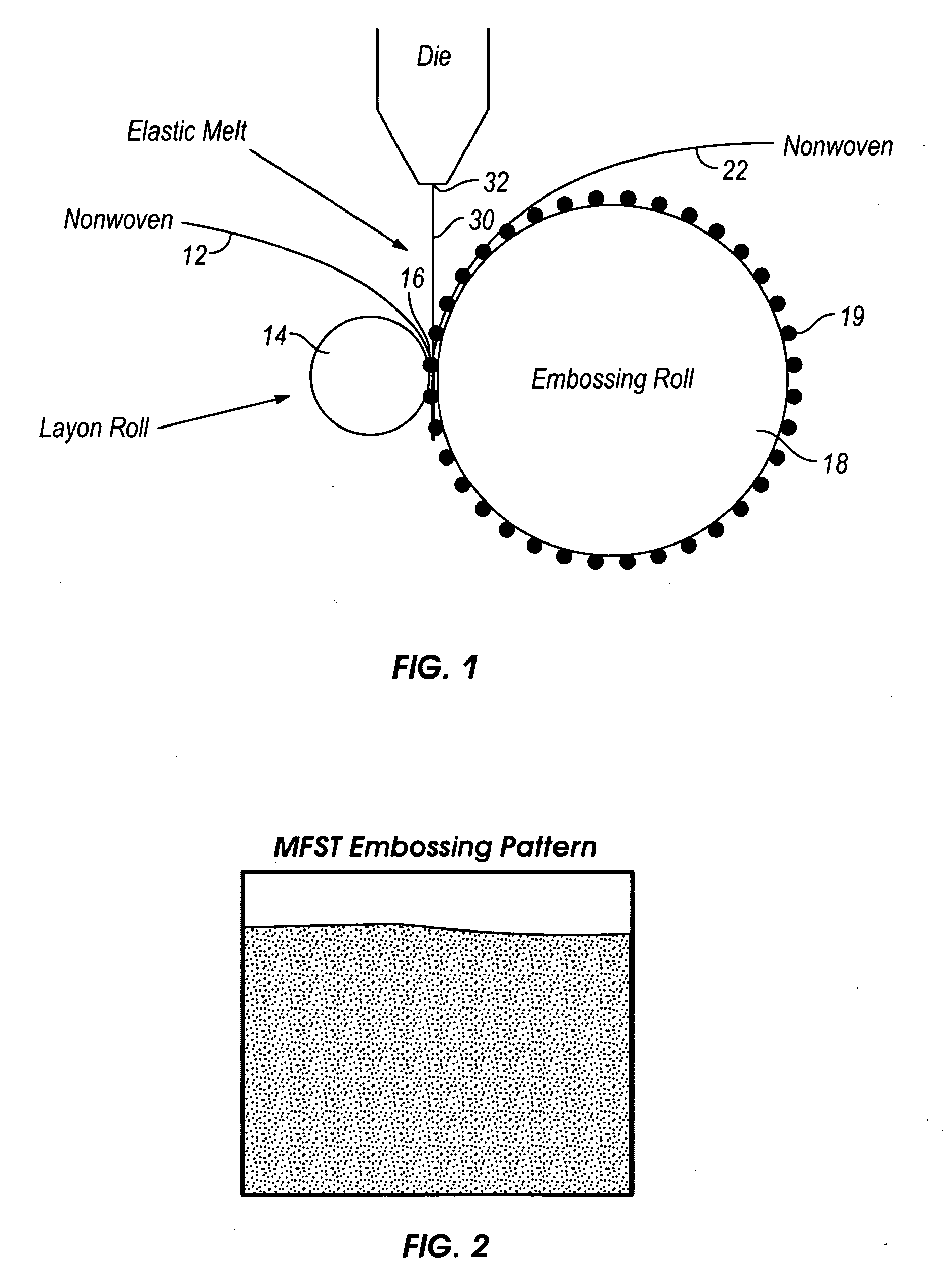 Stretchable elastic laminate having increased CD elongation zones and method of production