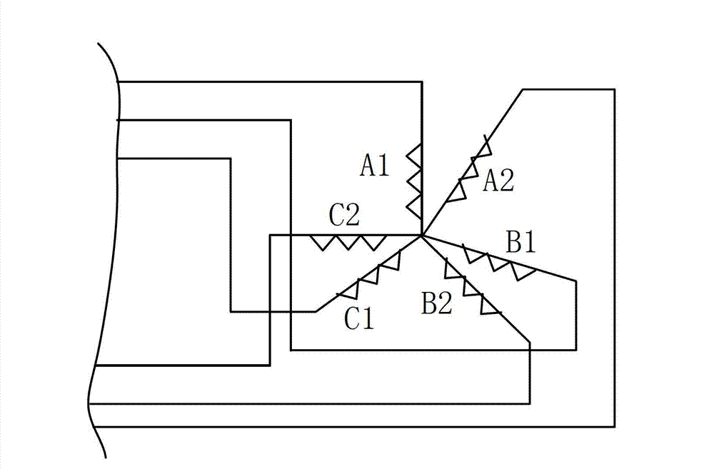 Research system for experimenting three-phase alternating-current motor and double three-phase alternating-current motor simultaneously