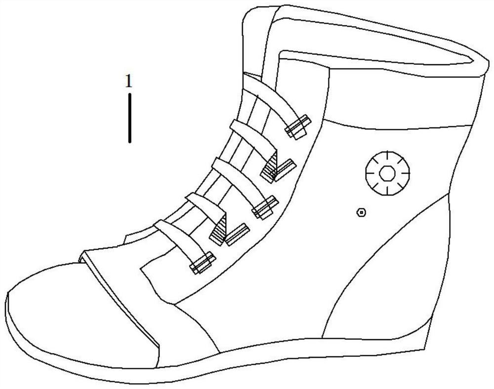 Lower limb traction bed ankle fixing device