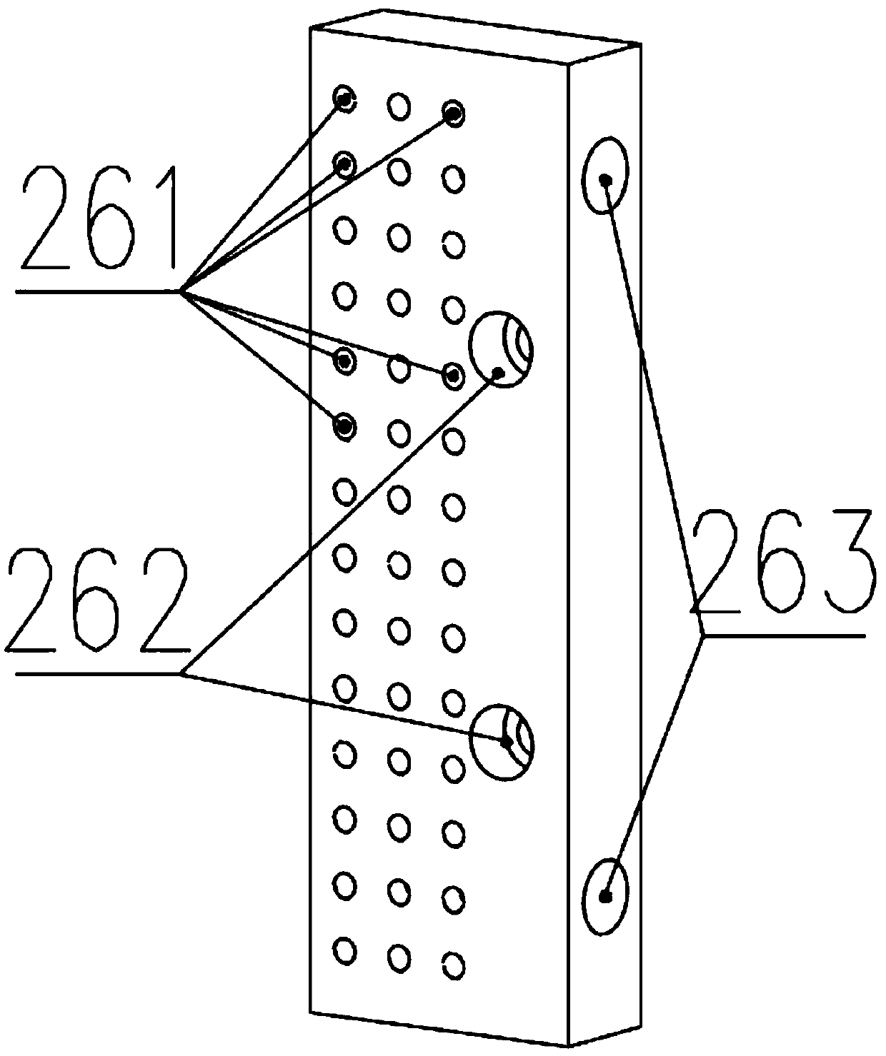 Automatic label sticking device for scissor jacks