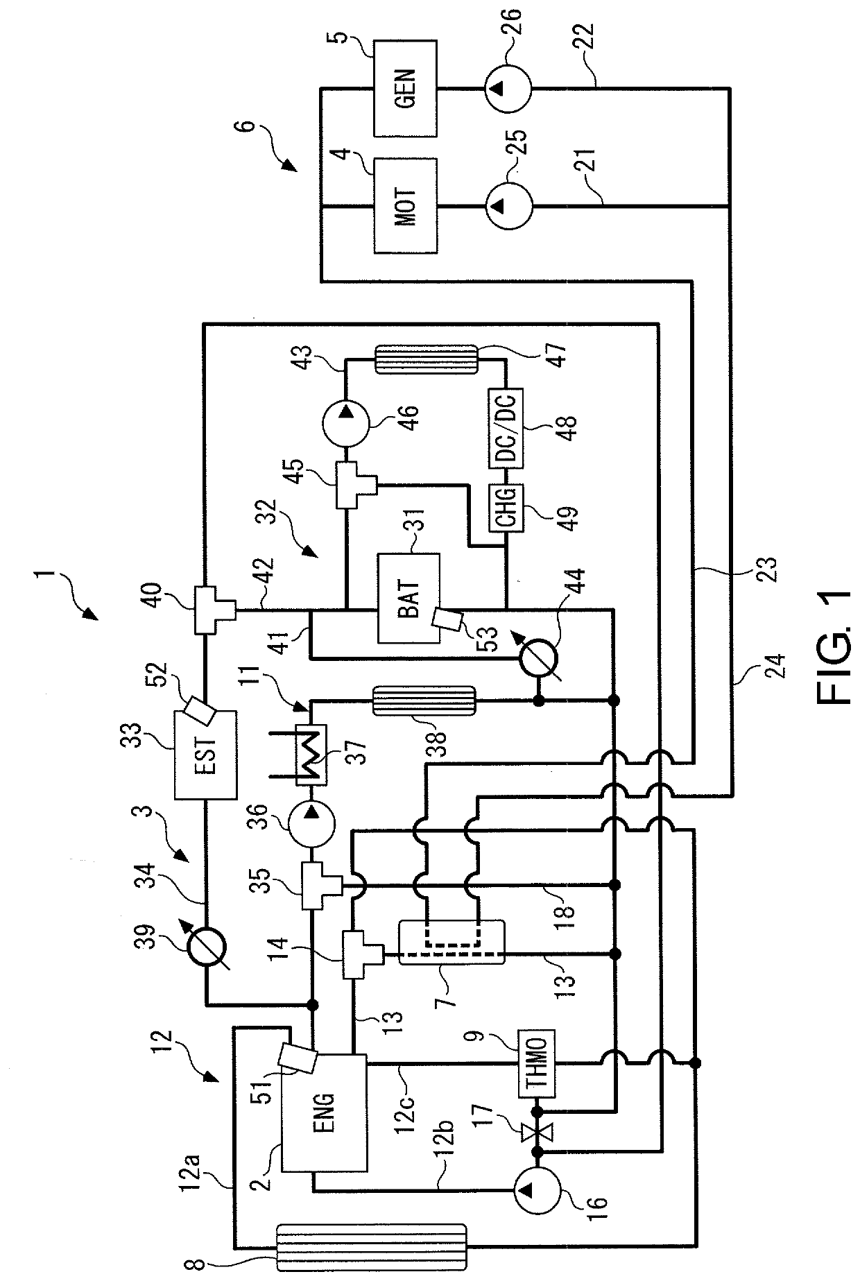 Battery temperature raising device