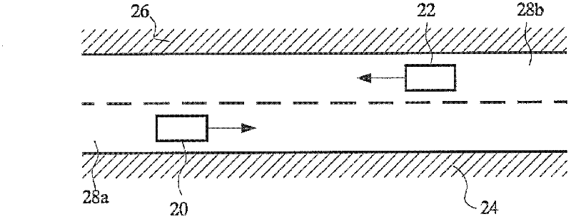 Collision avoidance system and method for a road vehicle and respective computer program product