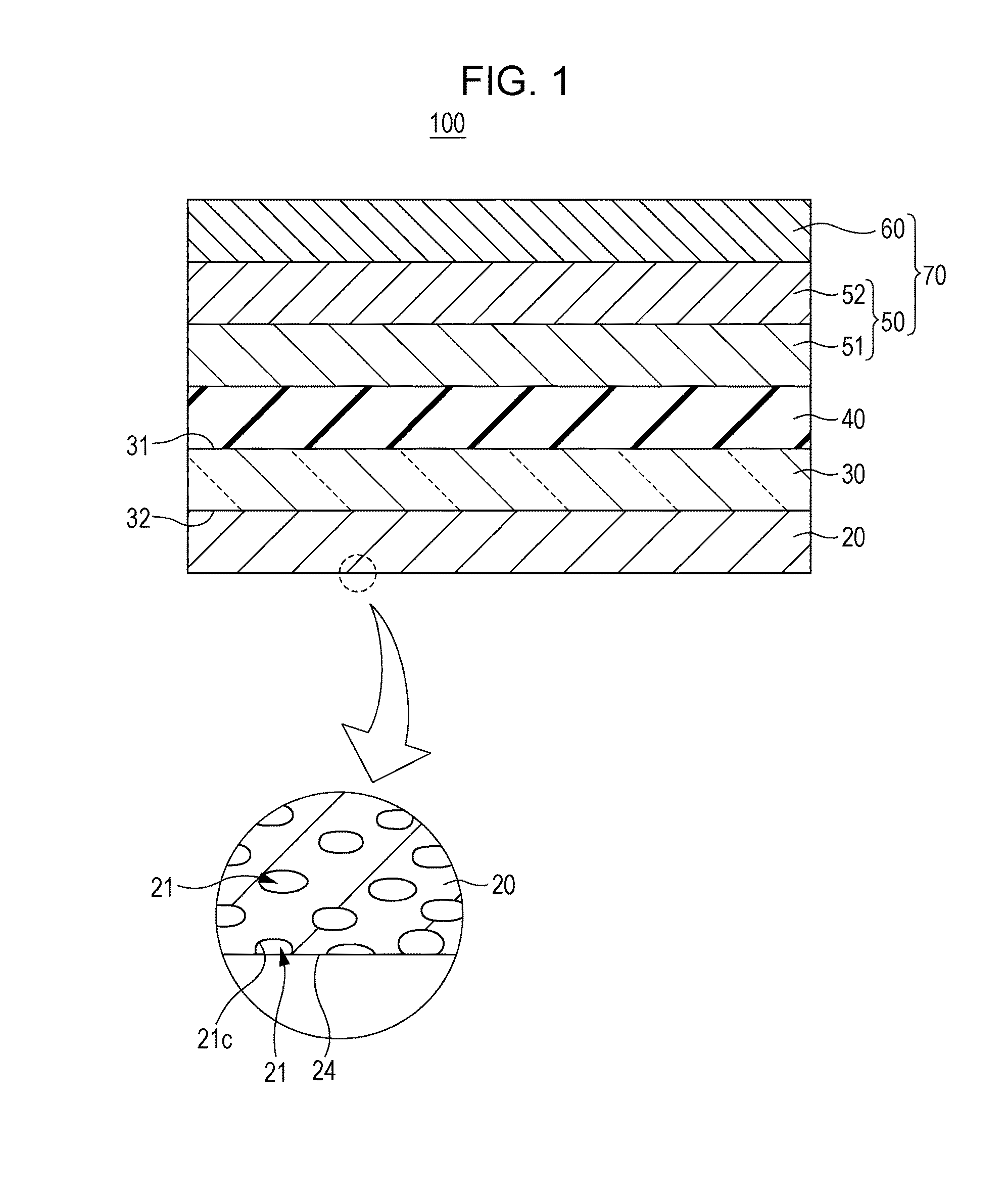 Laminated substrate, light-emitting device, and method for producing light-emitting device