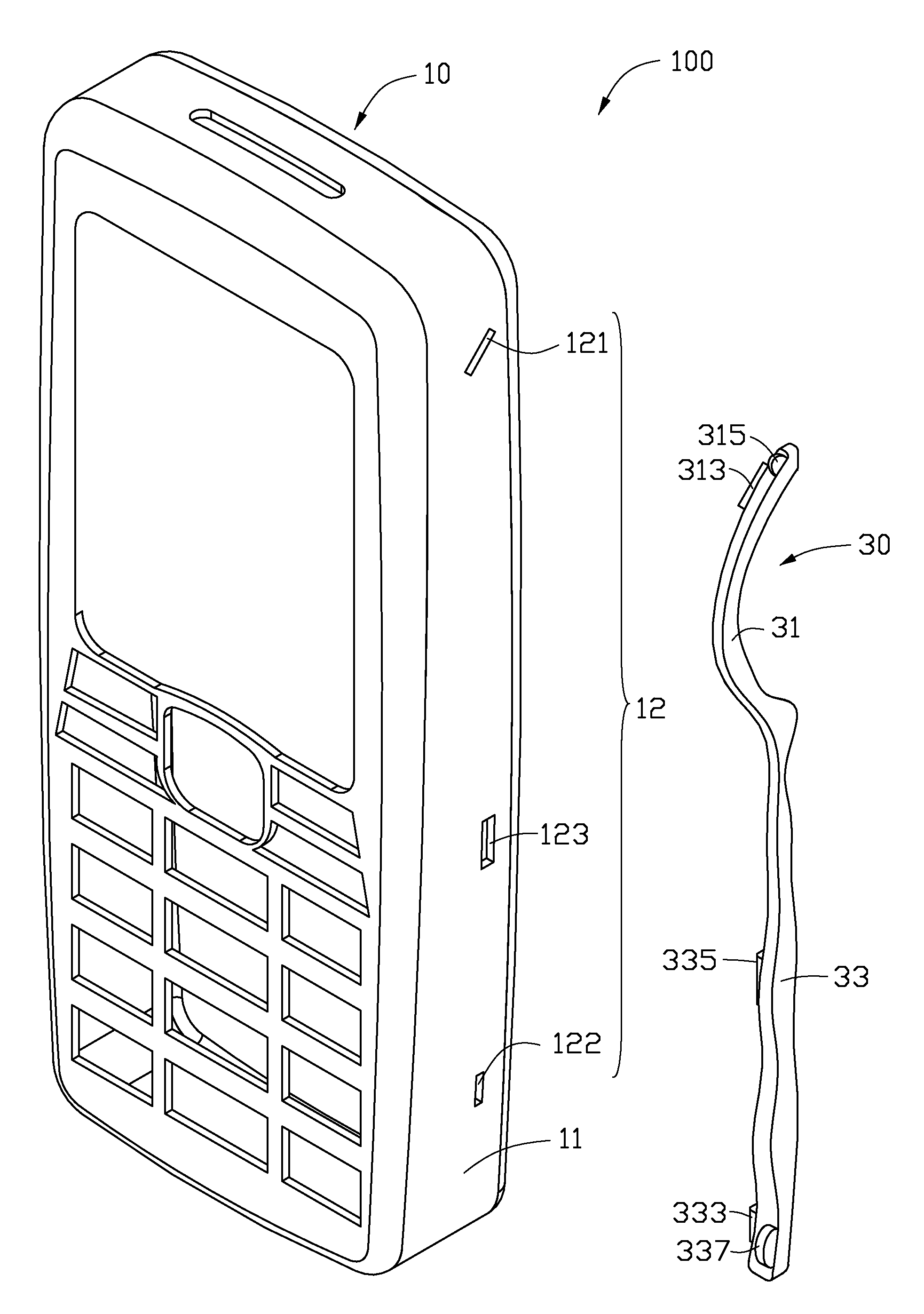 Wireless earphone and portable electronic device using the same