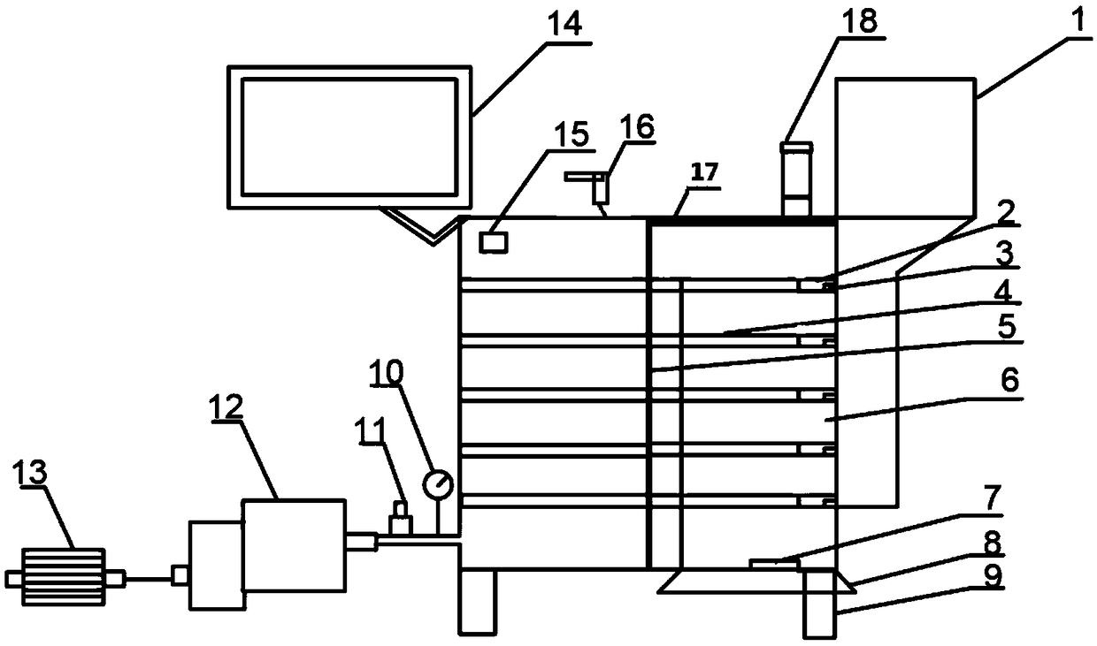 Filter capsule compressive strength detecting system and filter capsule compressive strength continuous detecting method