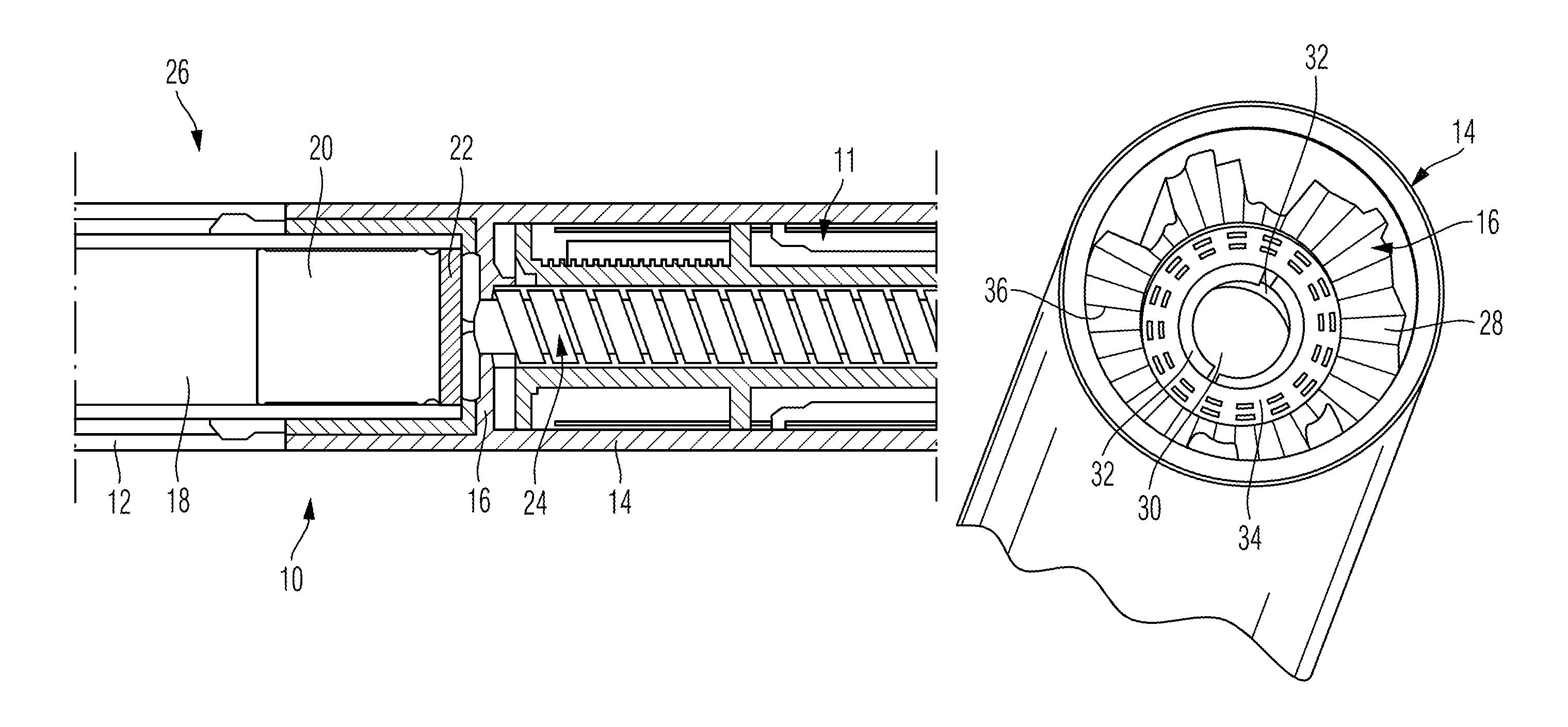 Housing component for a drug delivery device