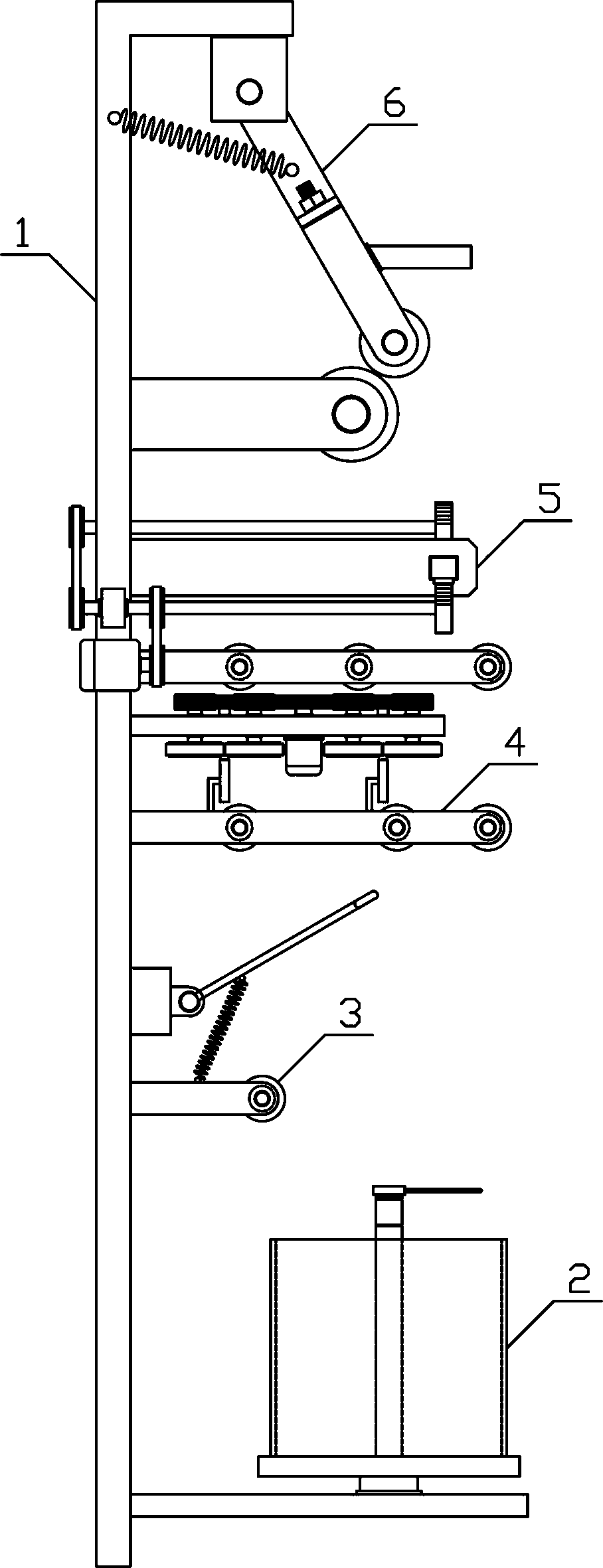 Yarn continuous twisting device