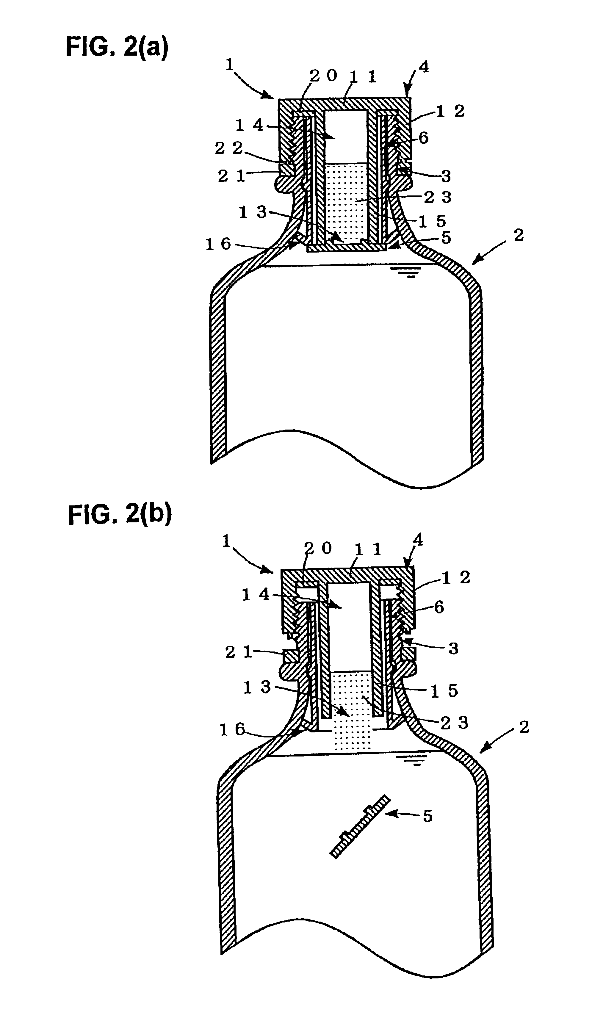 Sealing mechanism for vessel and cap to be used in the mechanism
