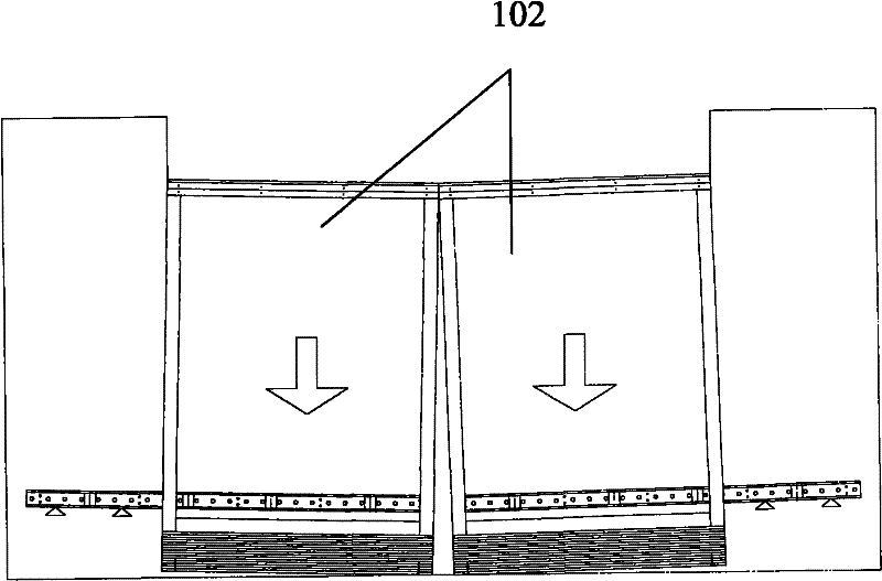 Half-height type safety door