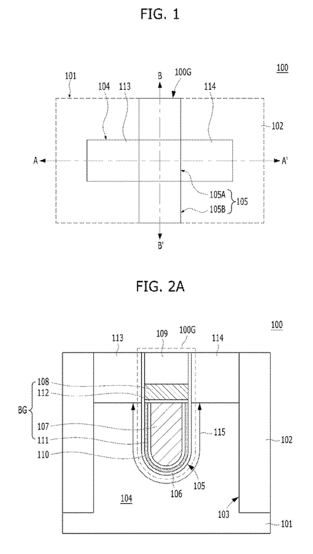 Semiconductor device having buried gate structure and method for manufacturing the same, memory cell having the same and electronic device having the same
