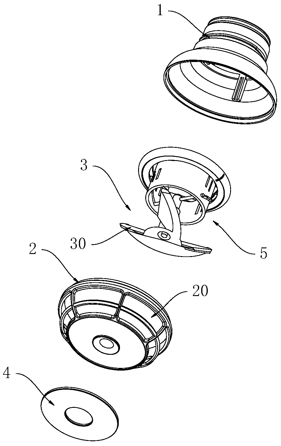 A hair-drying tool for an electric hair dryer