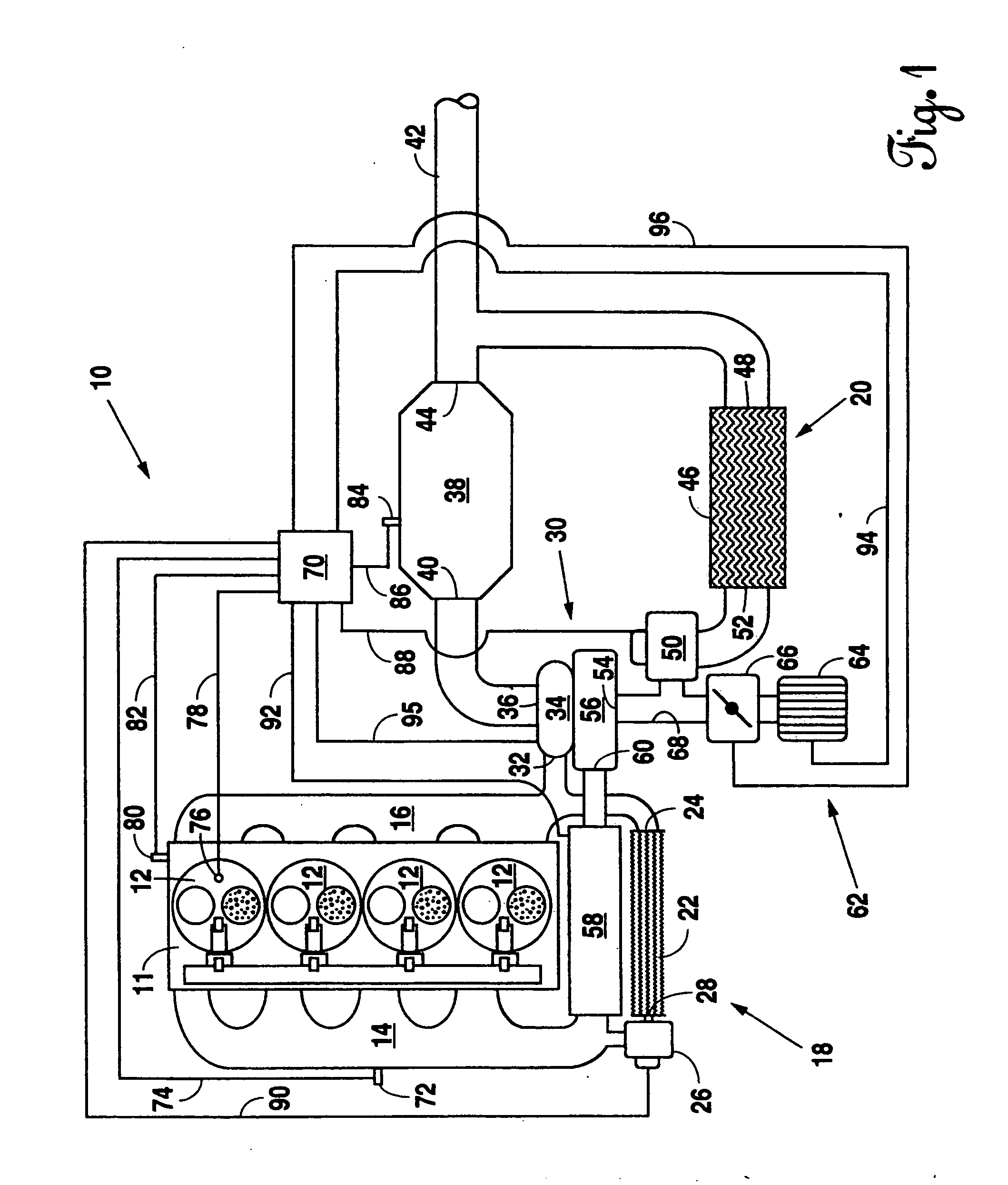 Dual loop exhaust gas recirculation system for diesel engines and method of operation
