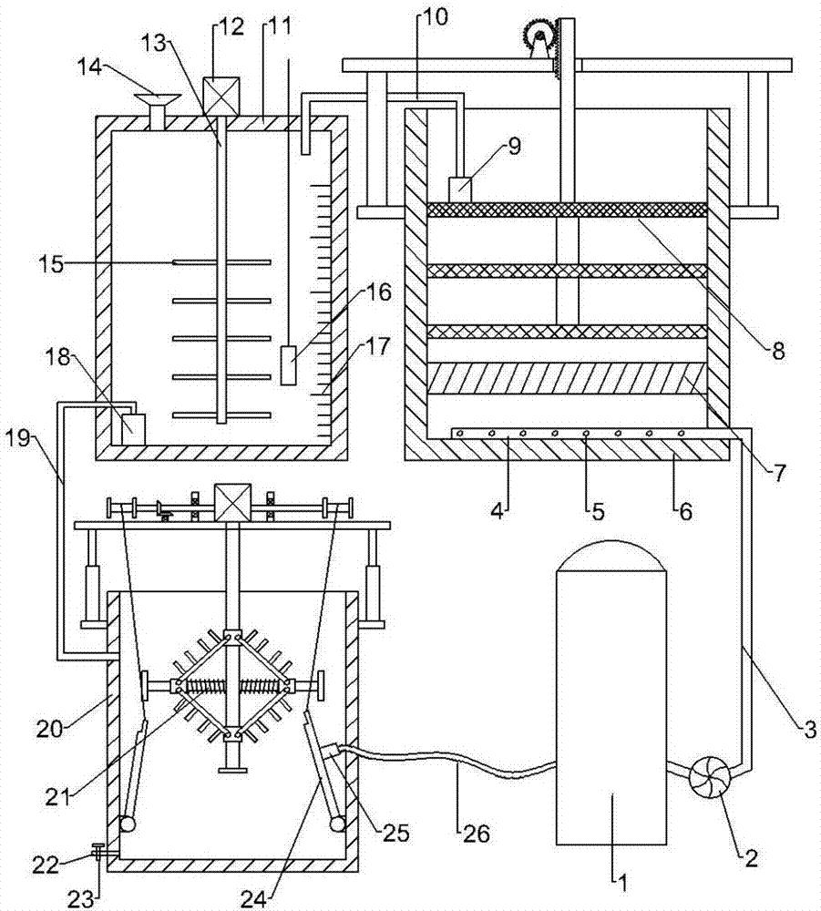 Energy-saving environmentally-friendly type circulating water system for wet flue gas desulfurization process