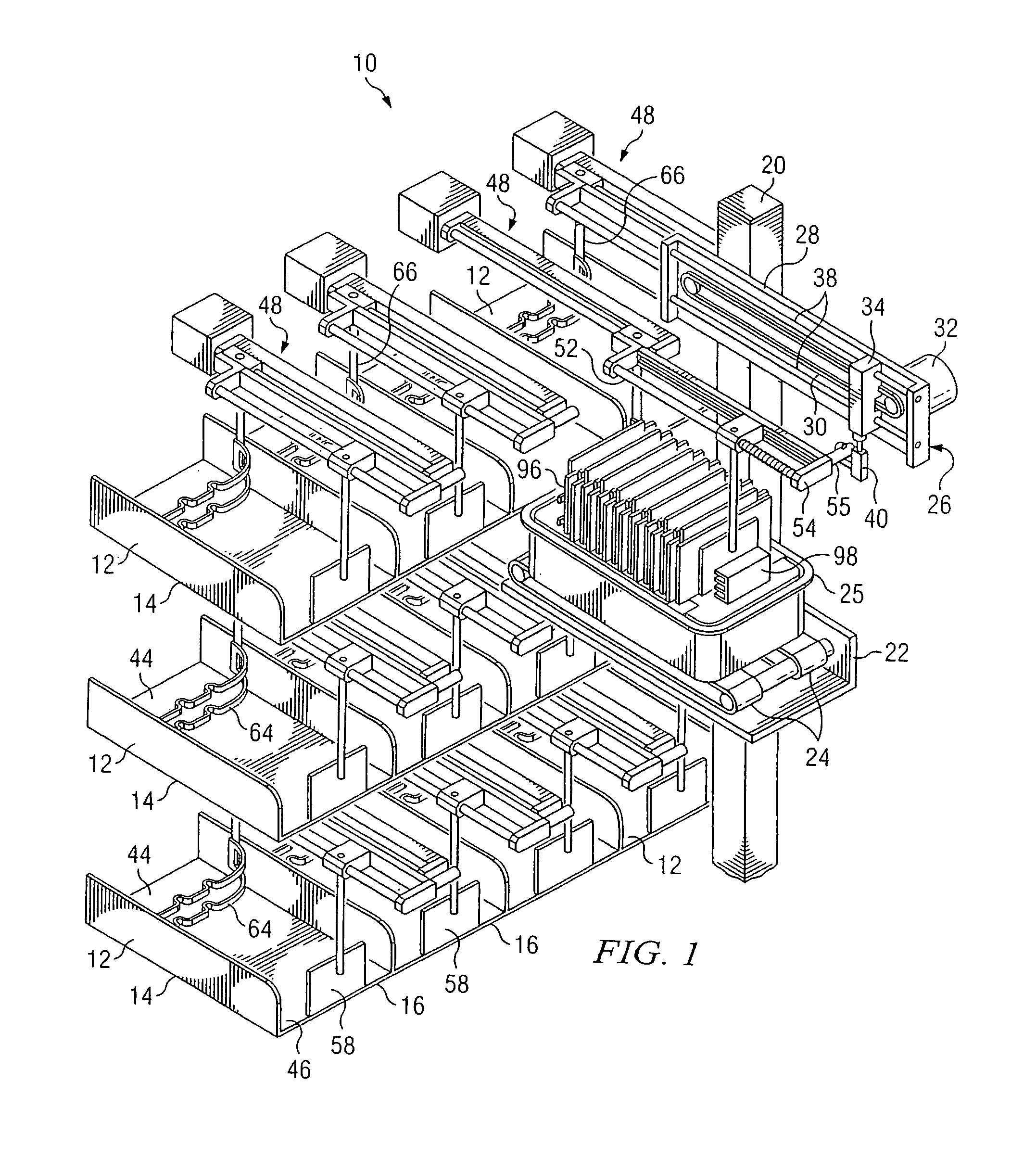 Method and apparatus for mechanized pocket sweeping