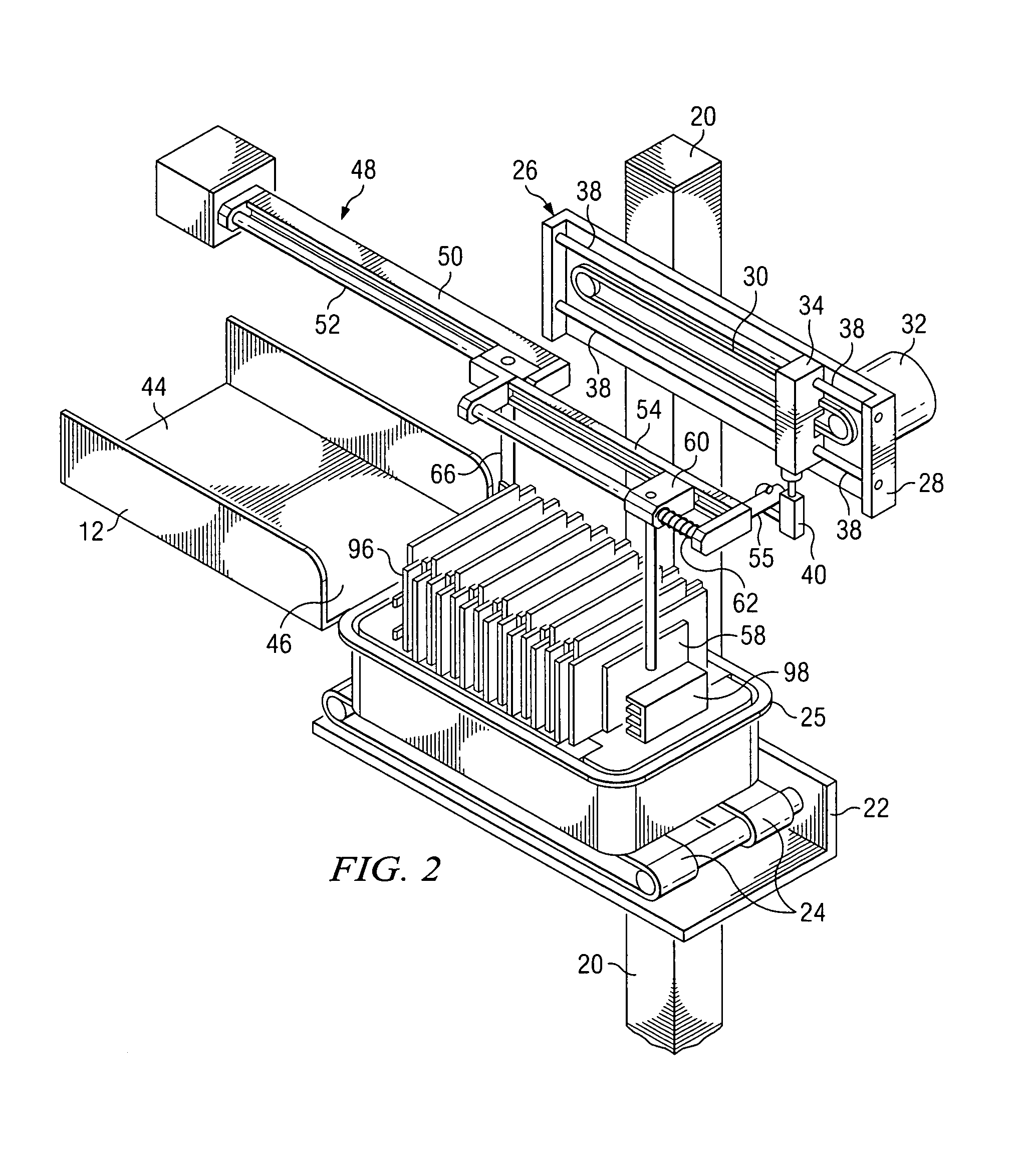 Method and apparatus for mechanized pocket sweeping