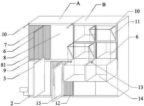 Intelligent multifunctional clothing storage device and system