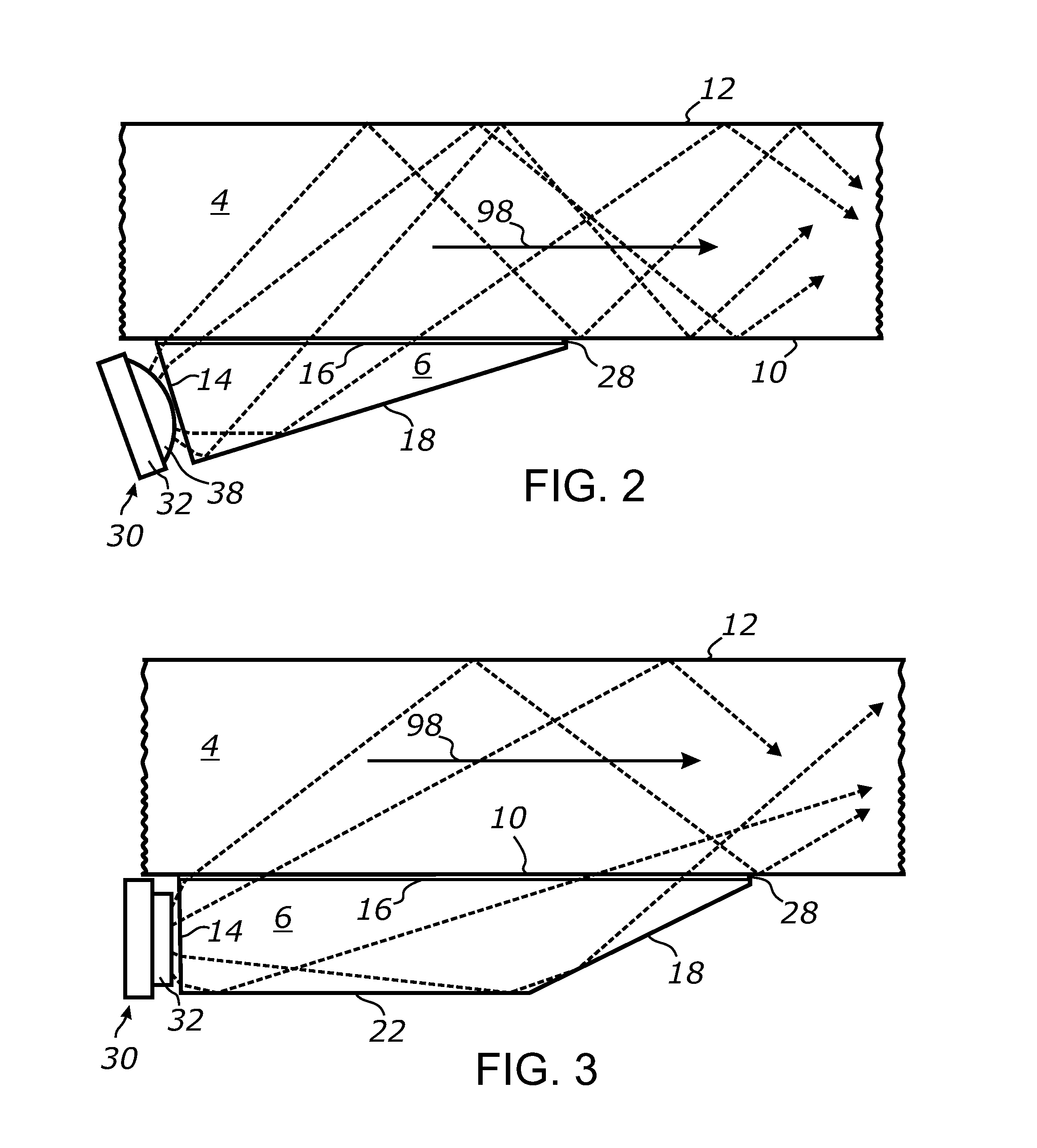 Face-lit waveguide illumination systems