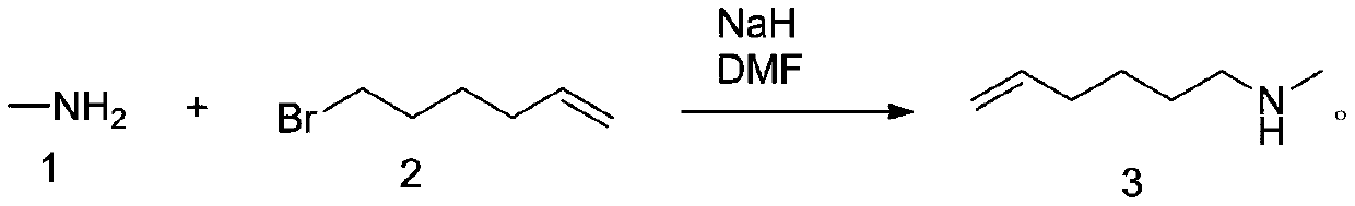 A kind of synthesis technique of n-methyl-5-hexen-1-amine