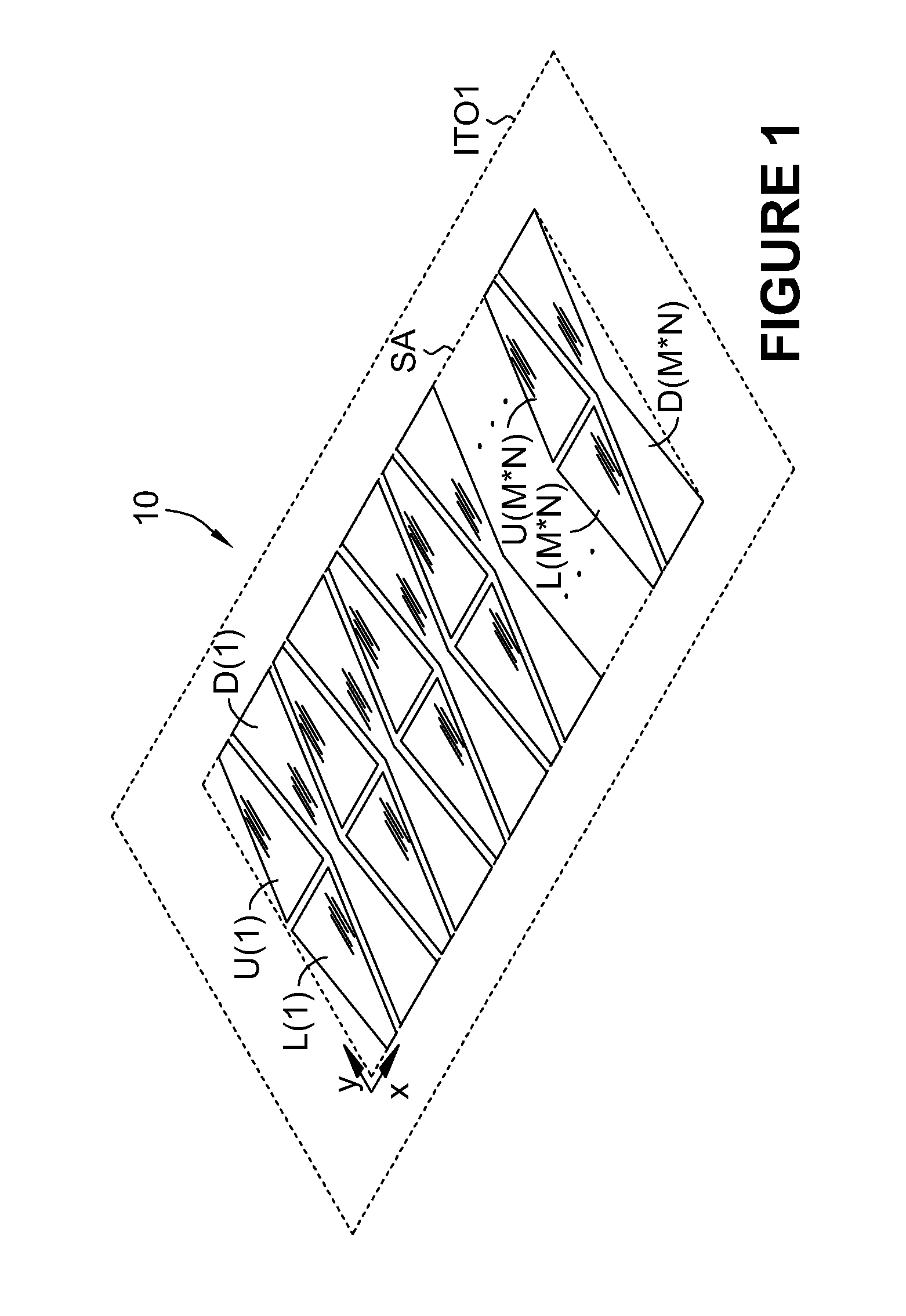 Touch display panel and associated method