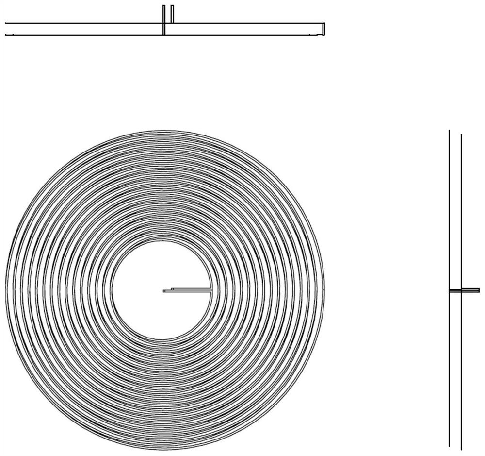 Broadband magnetic field sensor device and method for measuring impulse current