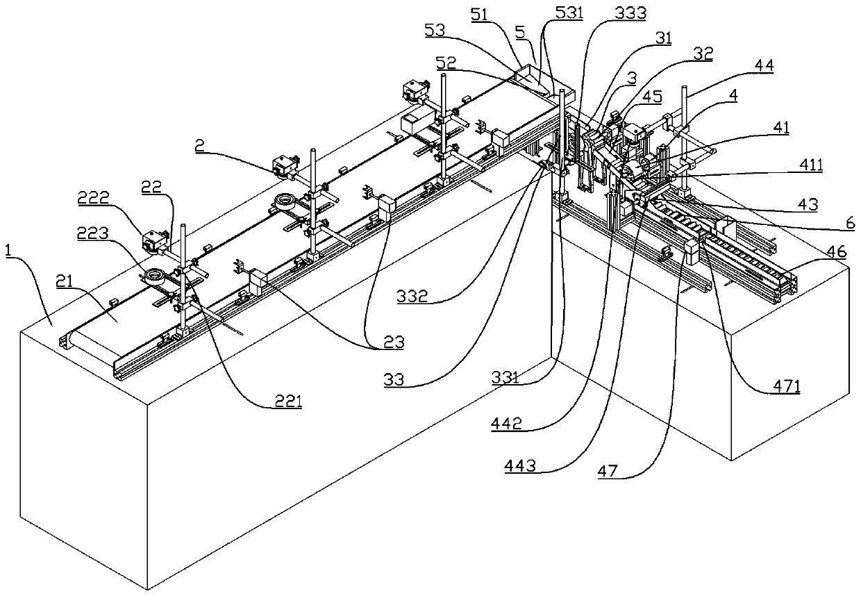 Battery shell surface visual inspection line and its inner bottom surface inspection device