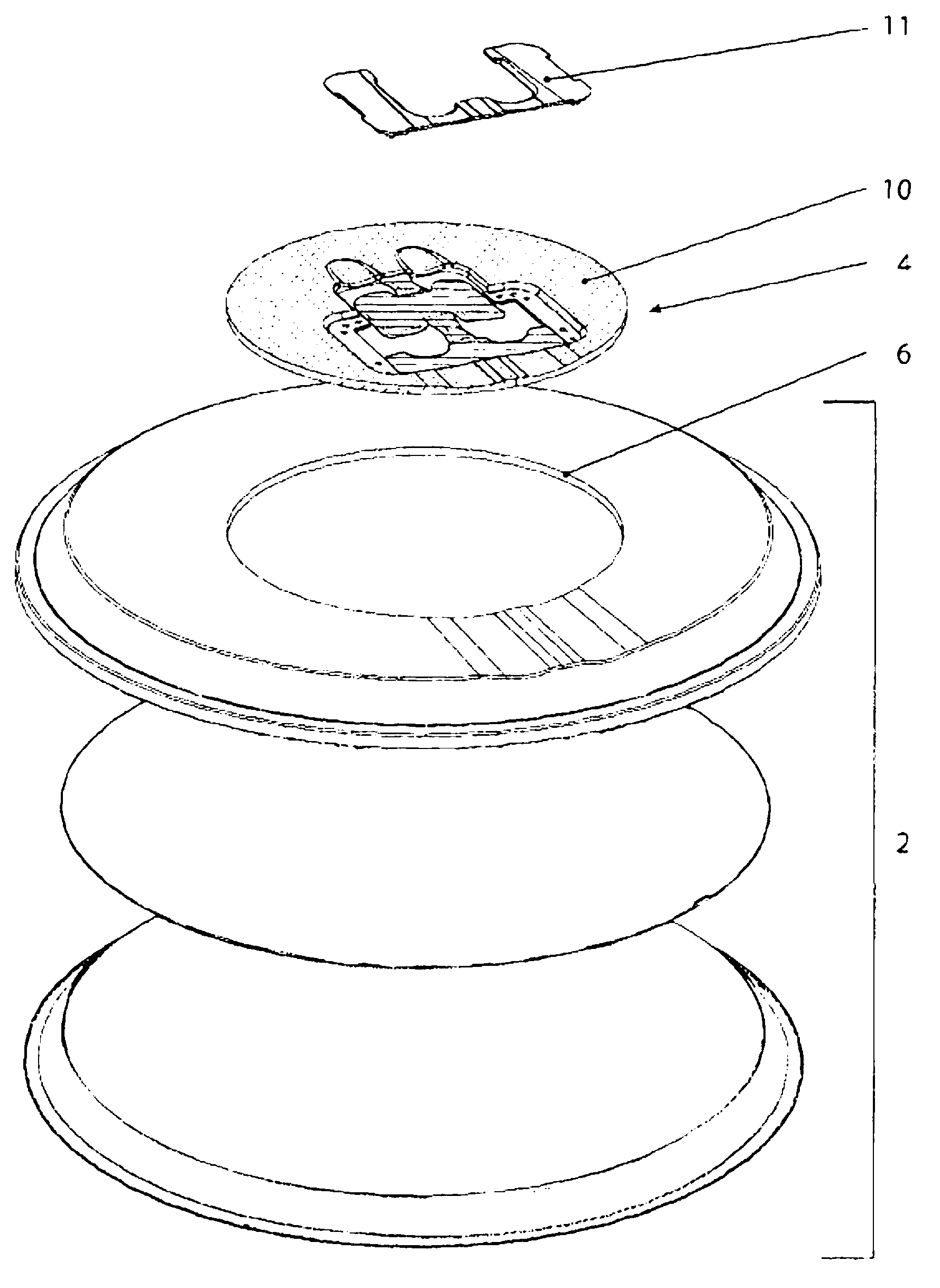 Tray and device for stabilising a tray
