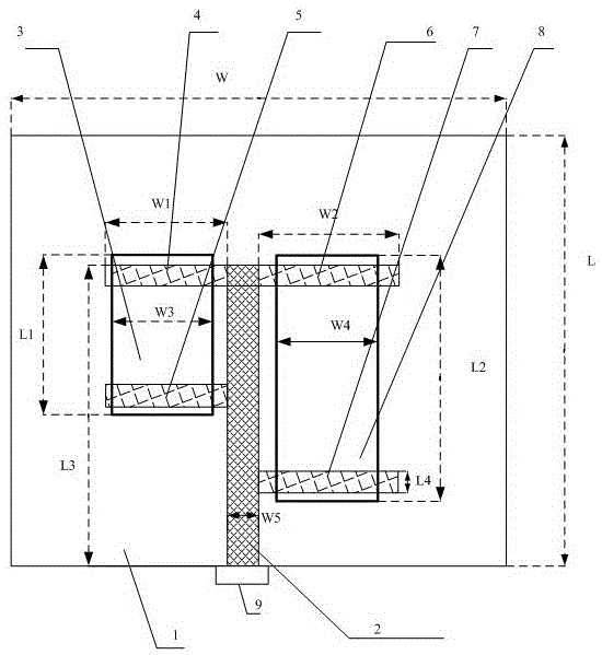 Small-sized vehicle-mounted GPS micro-strip slot antenna