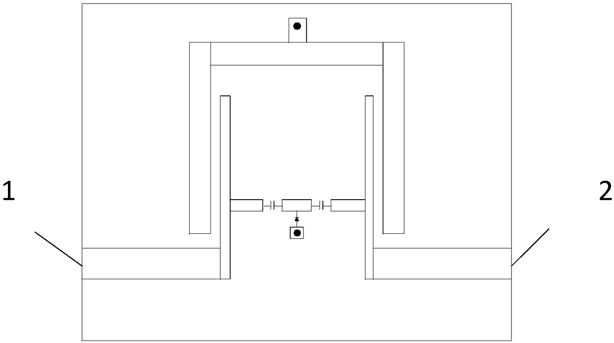 T type source load-coupled transmission zero adjustable band-pass filter