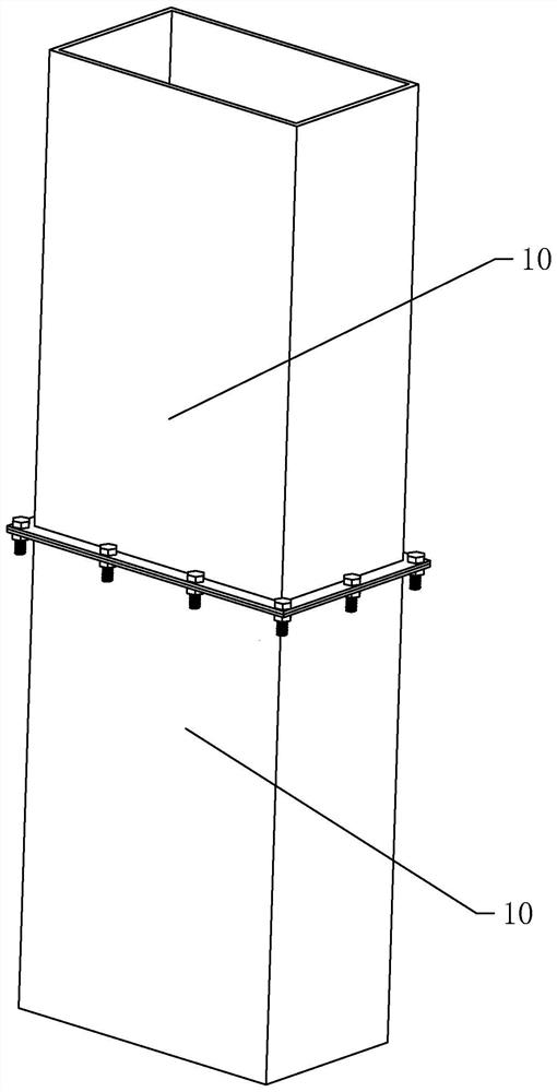 Socket-type air duct connection fixture and air duct installation method