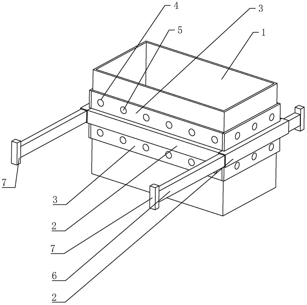 Socket-type air duct connection fixture and air duct installation method